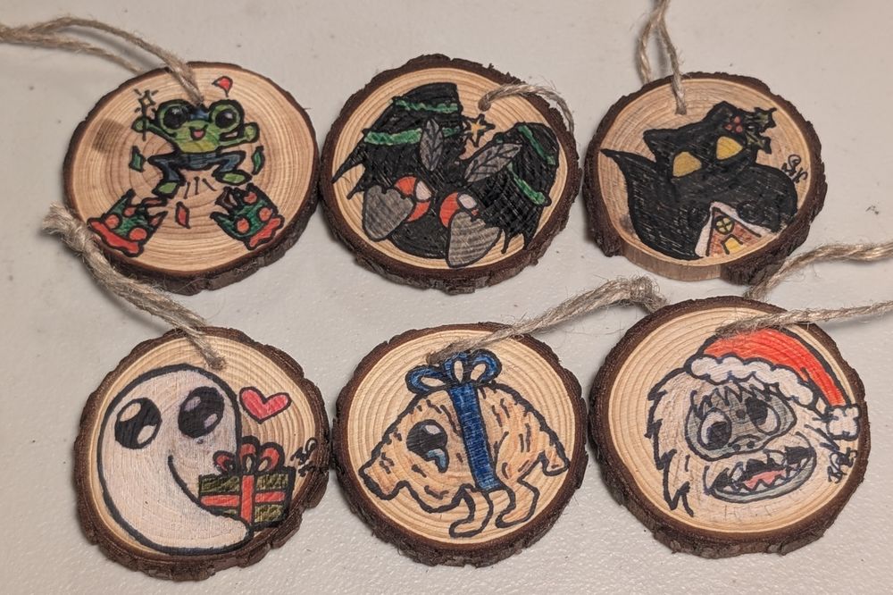 Cryptid Christmas Ornaments