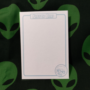 Custom sketch card blank front