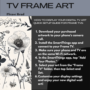 Instructions How to Display your Digital Art on TV