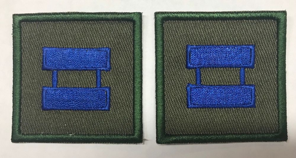 Captain Marvel Captain Bars Flightsuit patch set of 2