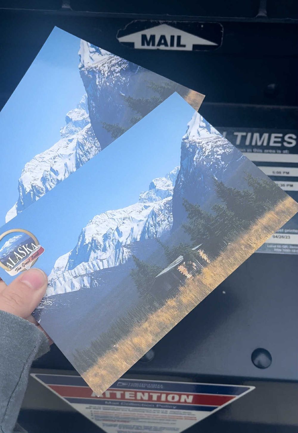Personalized Alaskan post card