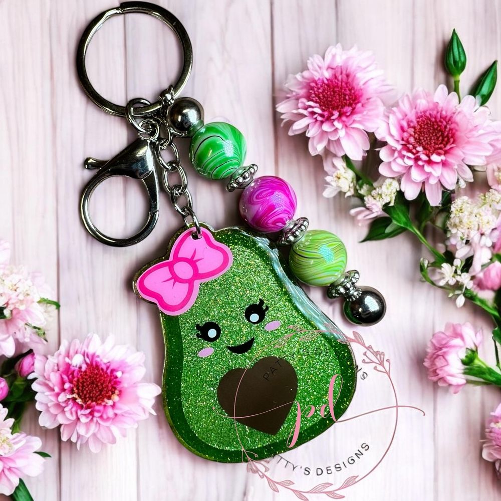 Avocado Keychain