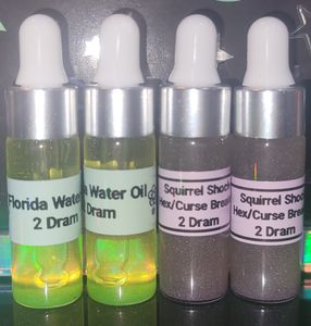 Florida Water and Squirrel Shock Oils