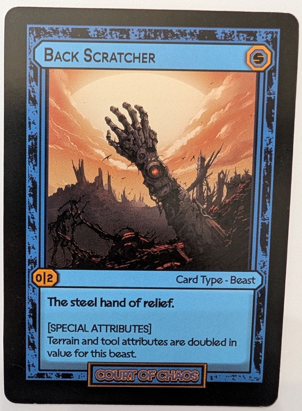 Back Scratcher - Divorced Dads Court of Chaos Deck Card