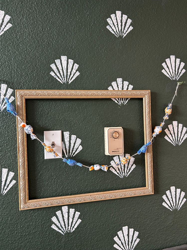 Fabric candy garland 