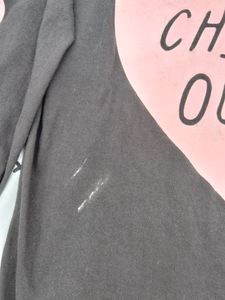 Printing error on front of shirt 