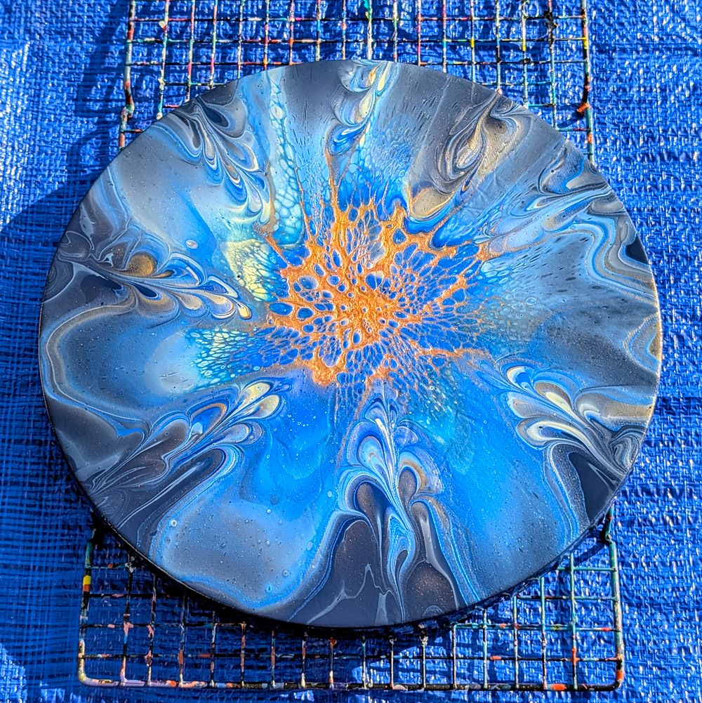Gorgeous Original Fluid Art Painting