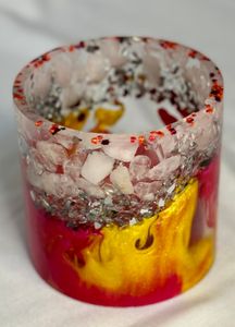 Pink/yellow rose quartz