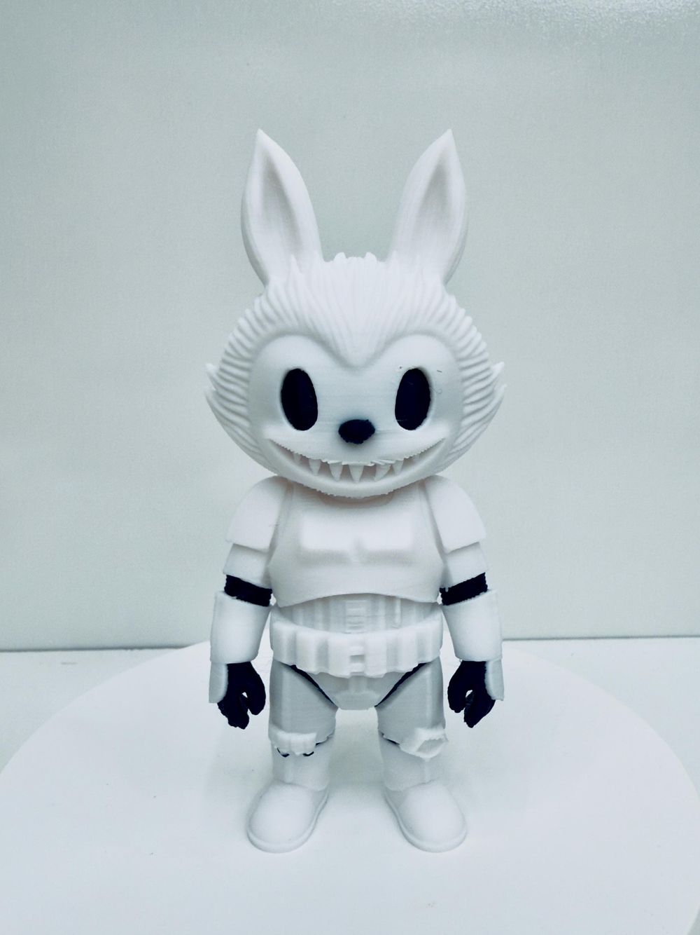 Labubu Stormtrooper Figure | Labubu-Inspired Fan Art Toy 