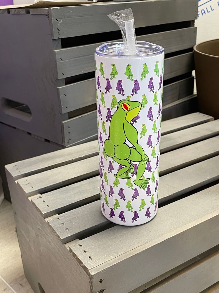 *B-GRADE* Booty Frog Skinny Tumbler