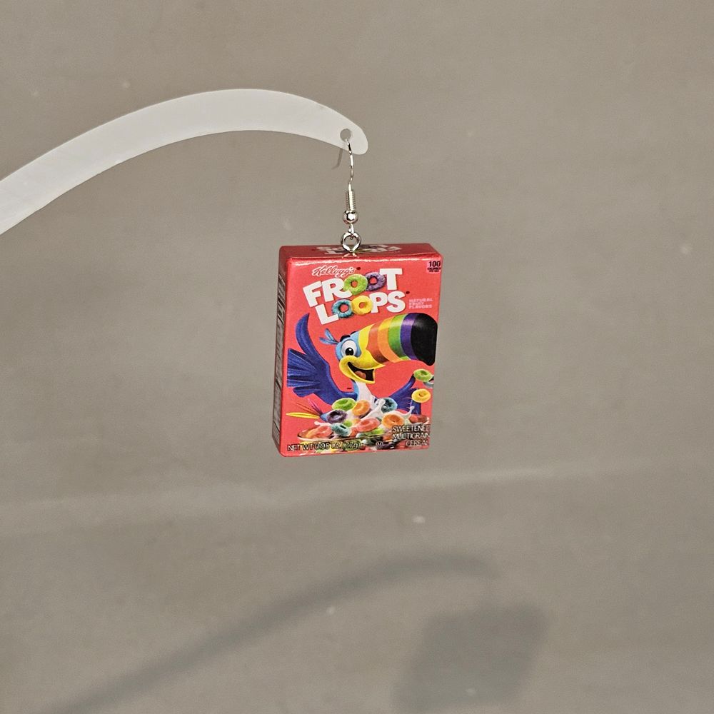 Item #61 Fruit Loops Cereal Earring