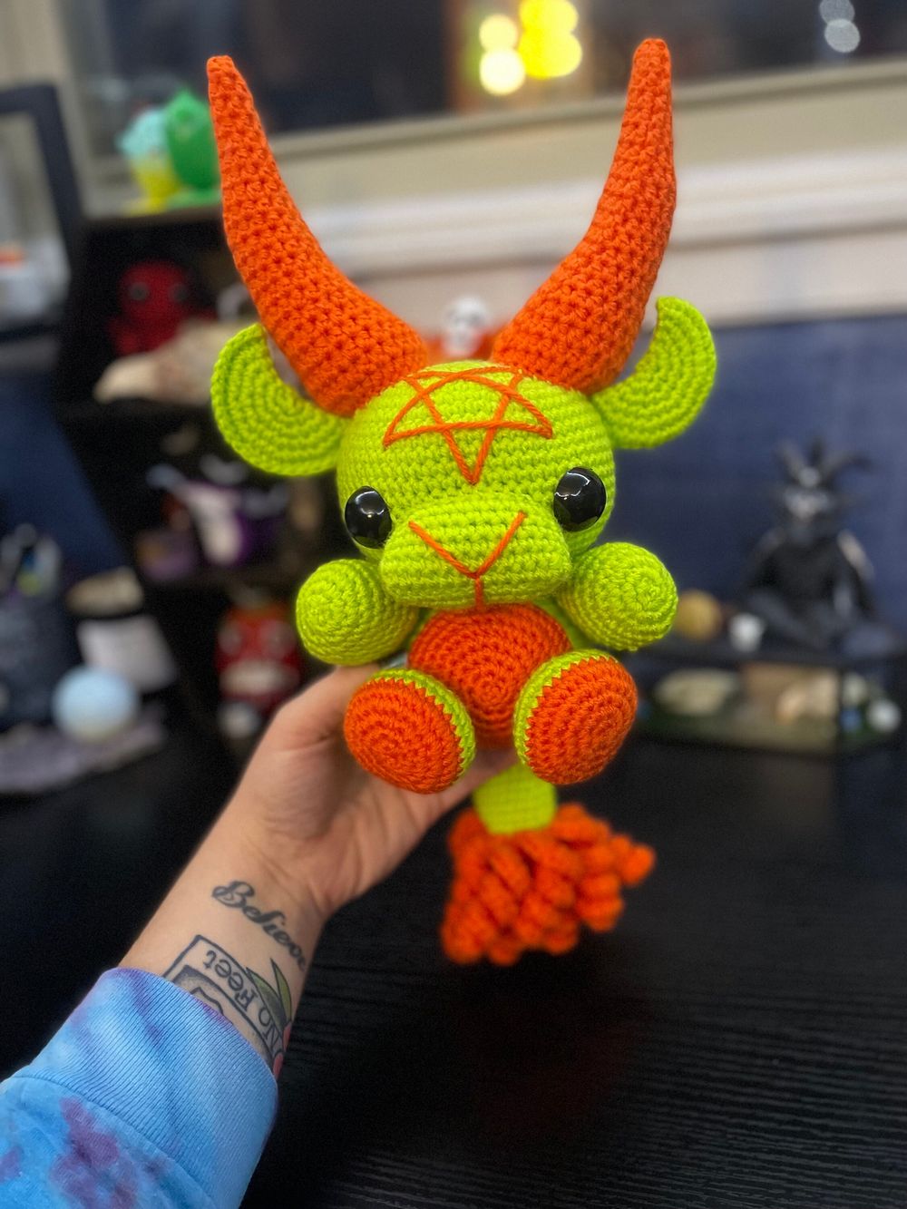 Green and Orange Baphomet