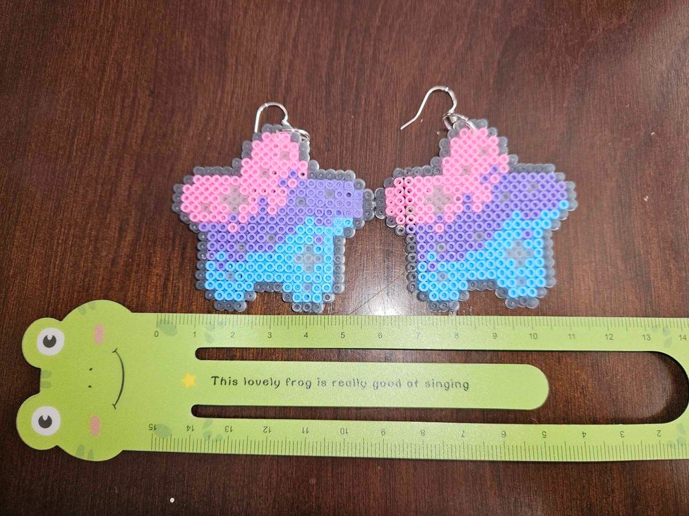 Pastel Galaxy Star Earrings