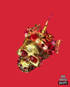 A top view of the skull