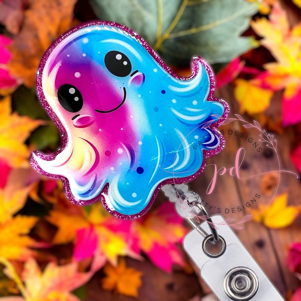 Ghost Badge Reel, Badge Holder, ID Holder