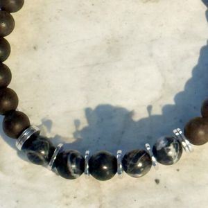 Ebony Blackwood and Zebra Jasper 