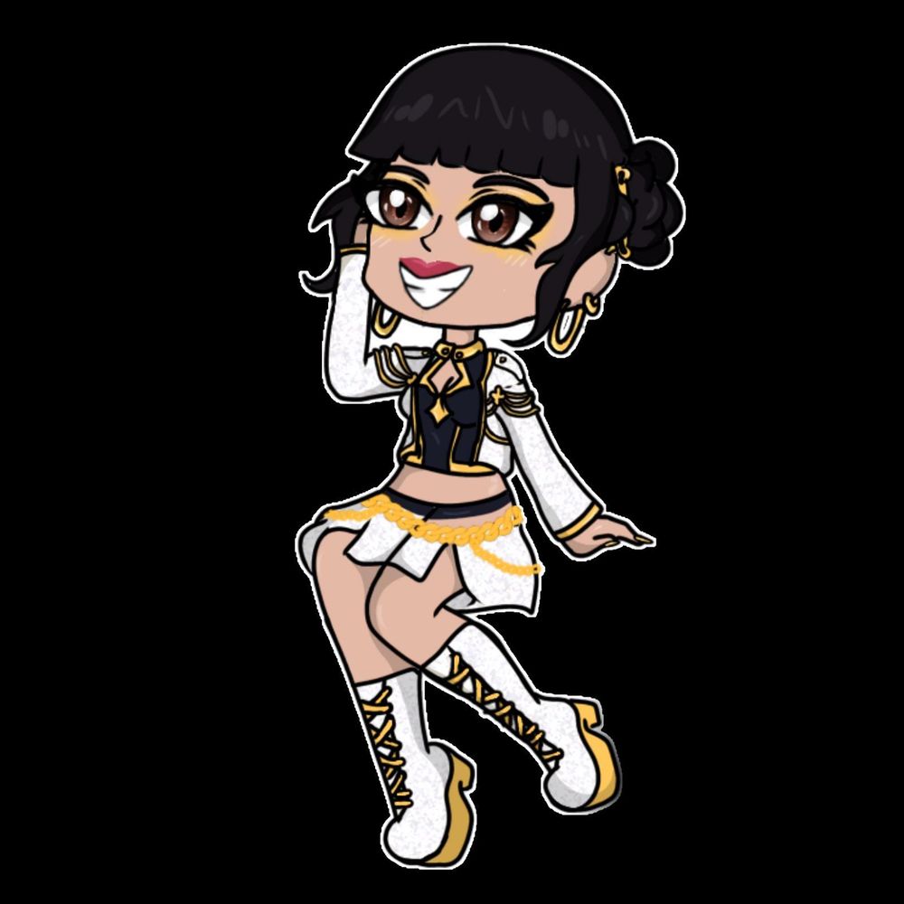 KPDH Huntr/x K Pop Girl Group Zoey Waterproof Sticker
