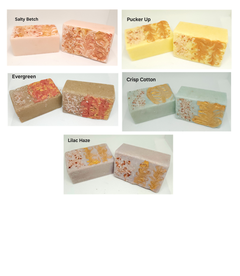 Goat Milk Soap - Salt Bars Three Pack