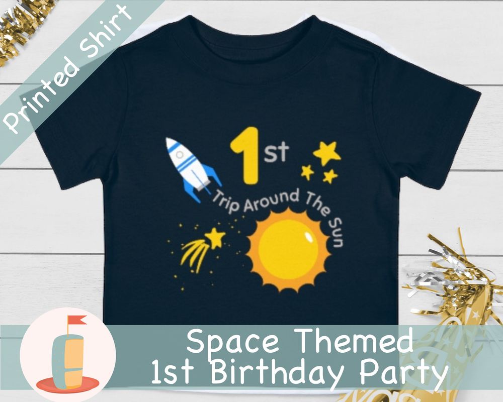 First Birthday Boy Shirt, First Trip Around the Sun, First T...
