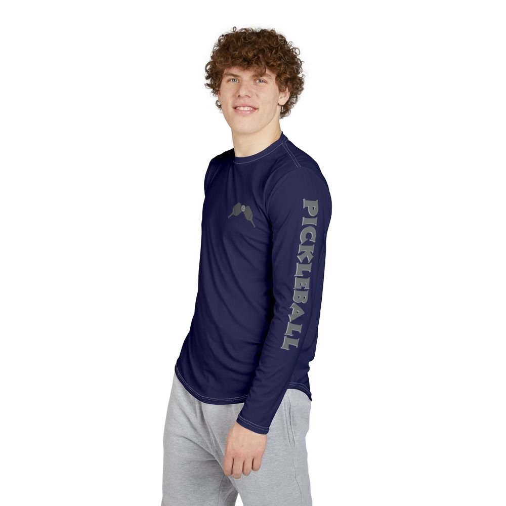 Pickleball Long Sleeve Performance Shirt – Navy