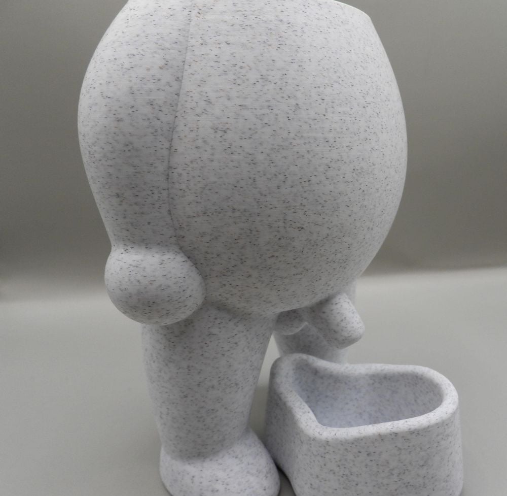 Peeing Statue Flower Pot