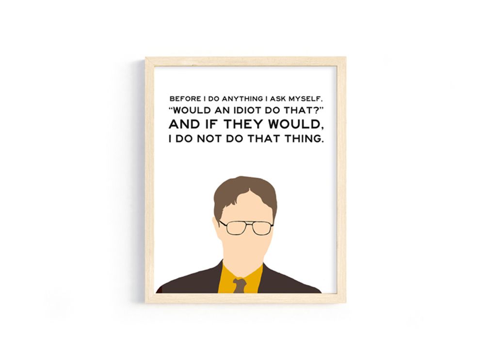 The Office Dwight Schrute 8x10 Digital Download
