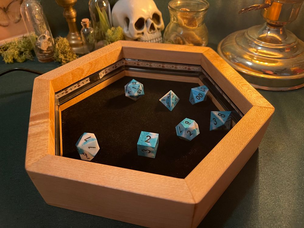 Lighted Dice Rolling Tray 