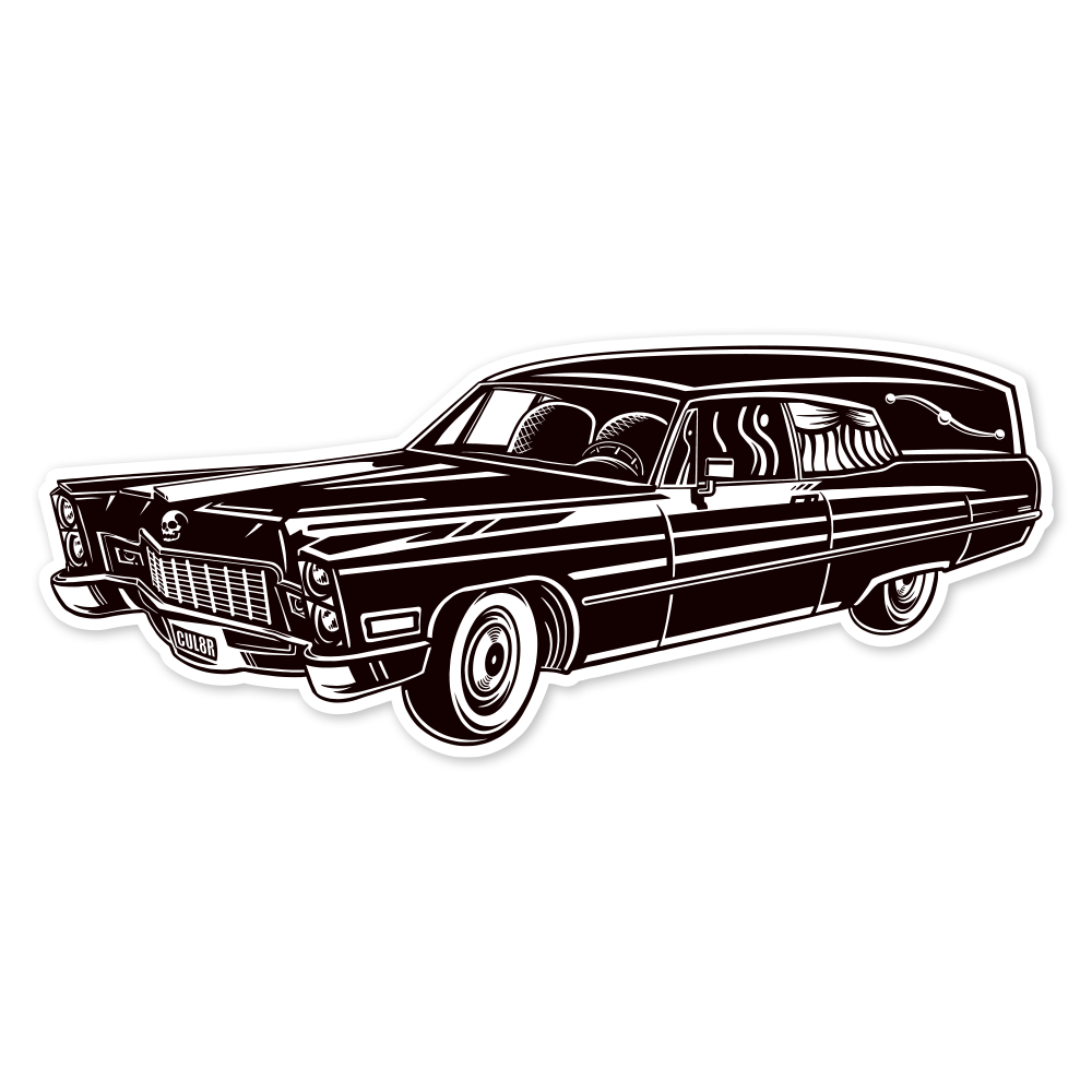 Hearse - Sticker