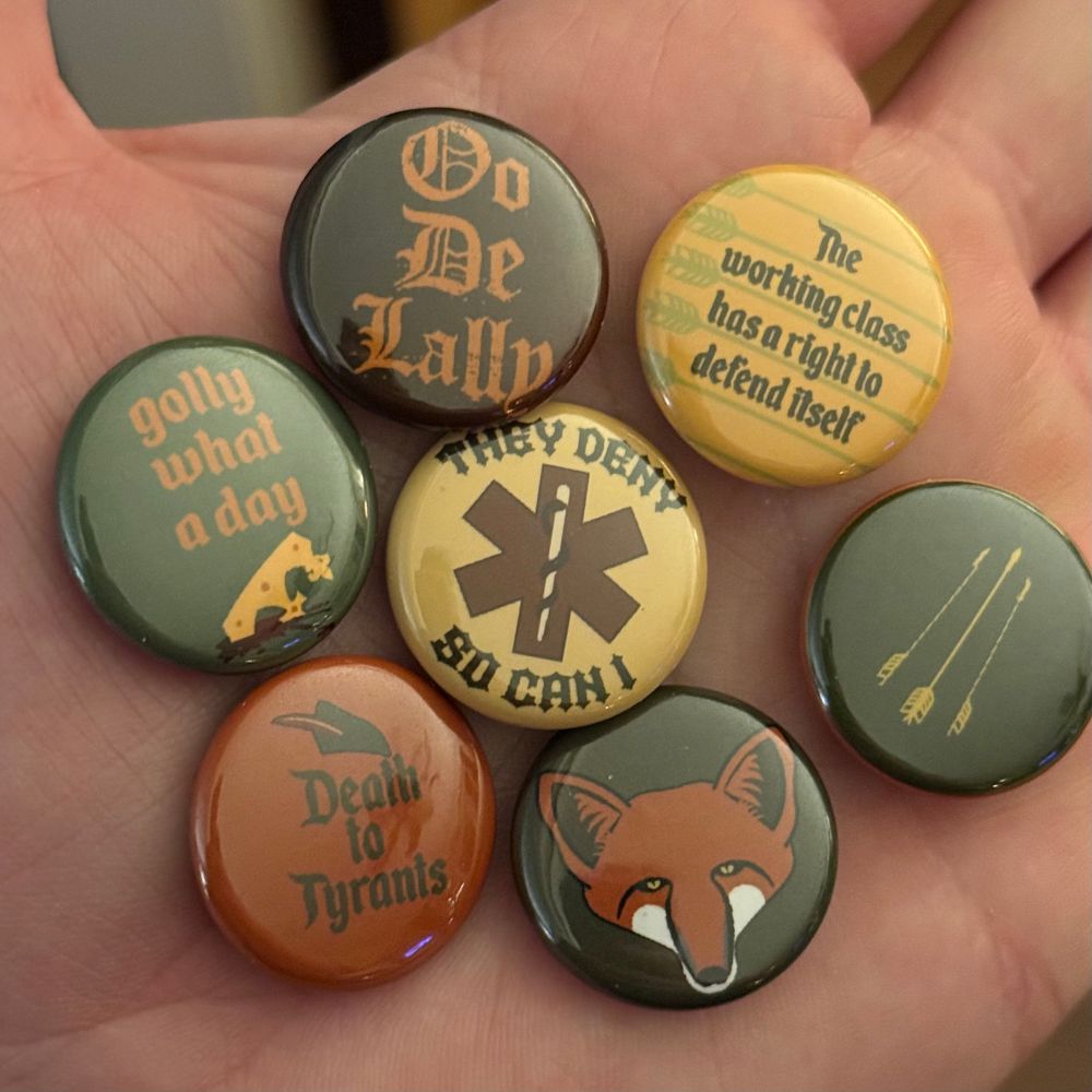 Robin Hood Working Class Pins