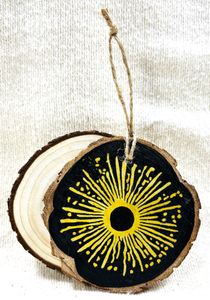Gold Starburst Ornament