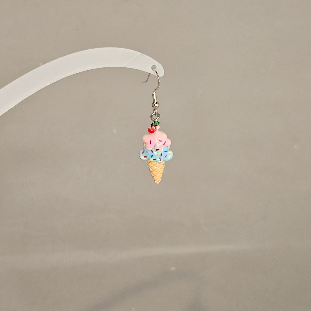 Item #110 Ice Cream Cone Earring
