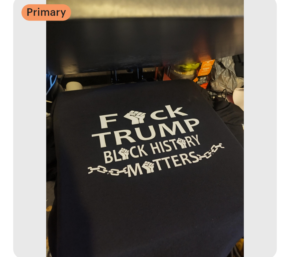 F Trump black history matters shirt 