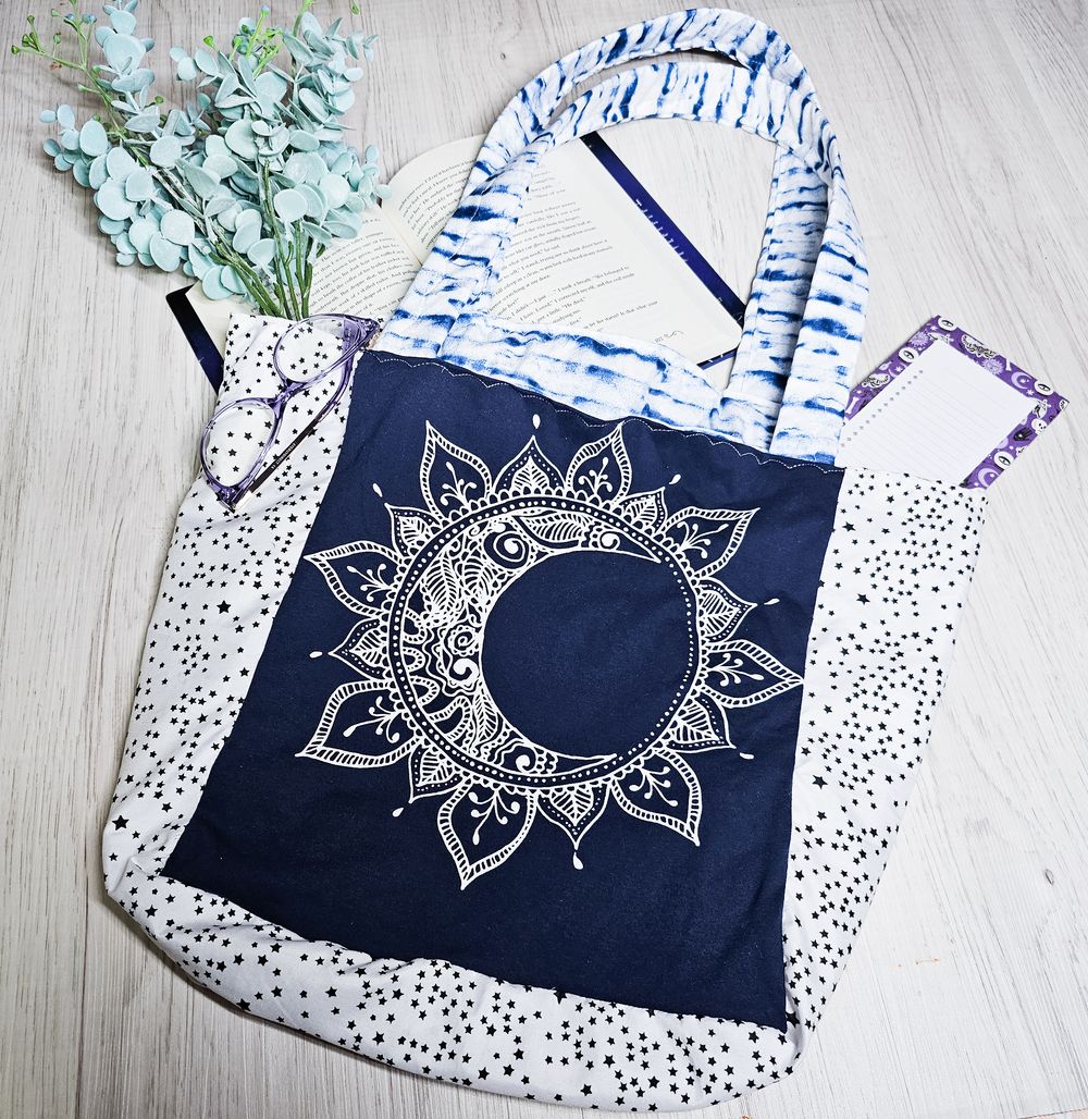 🌿 Upcycled Tote Bag – Eco-Friendly, Reversible & Built to Last