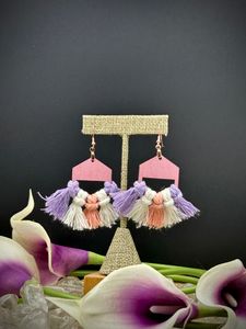 Pink, Lavender and White (Short Fringe)