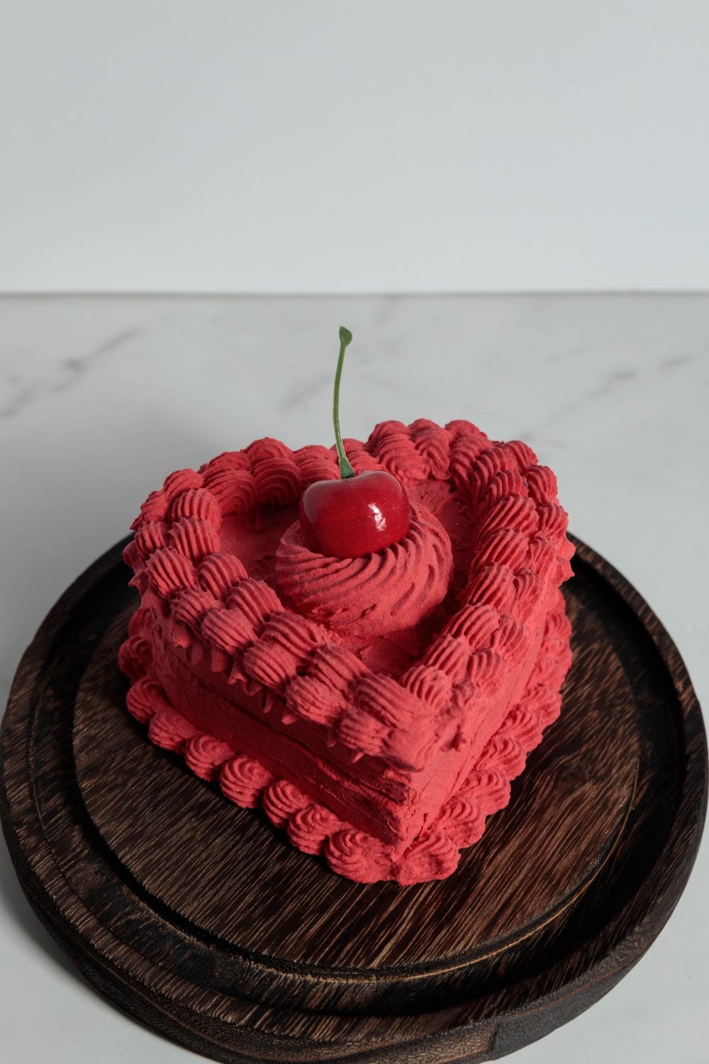 Red Faux Cake Box