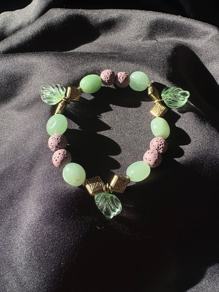 Diffuser Bracelet with Essential Oil Blend - Jade Lava Stone - Small