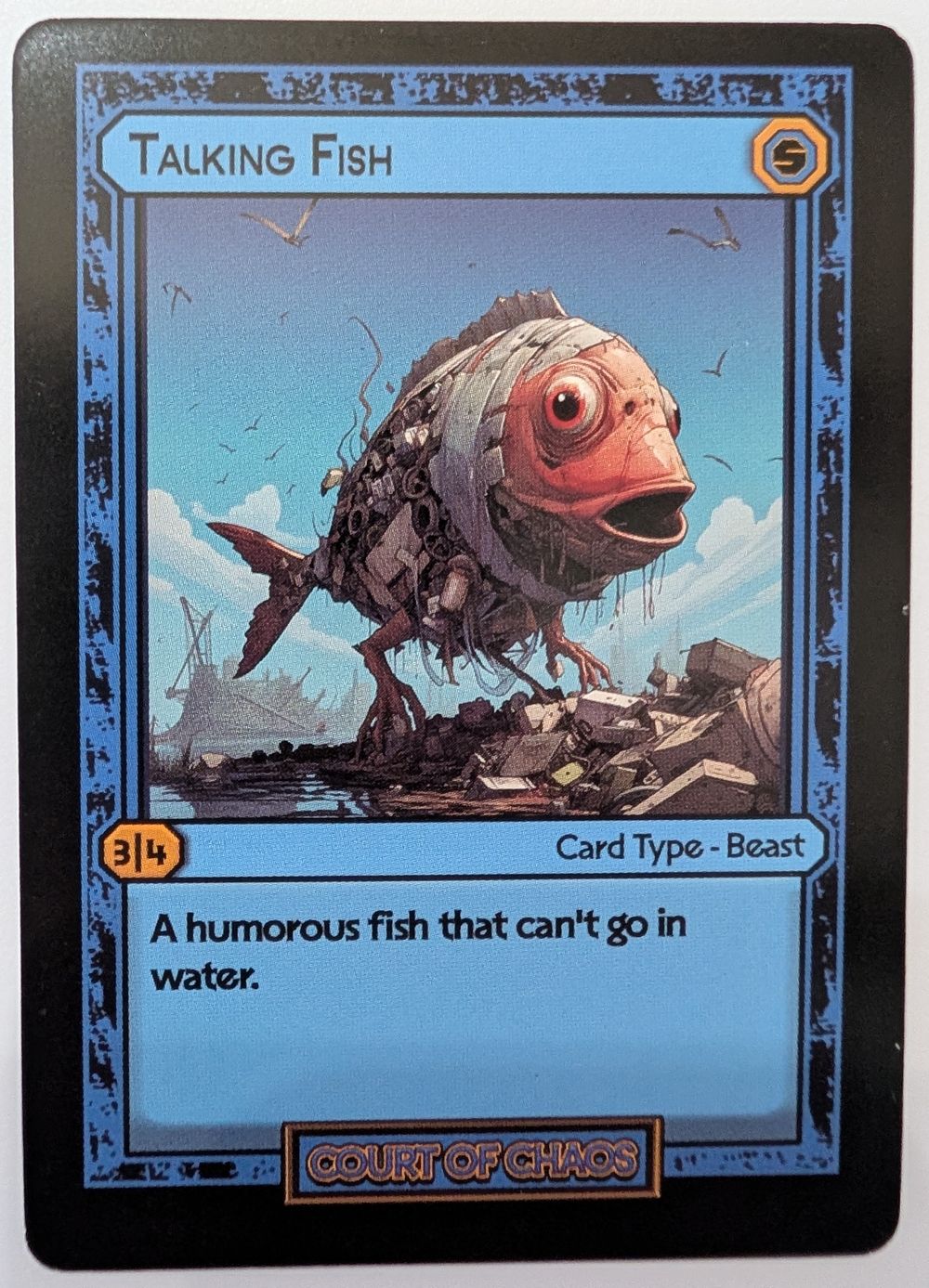 Talking Fish - Divorced Dads Court of Chaos Deck Card