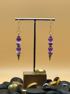 Purple Floral (Glass and Porcelain)