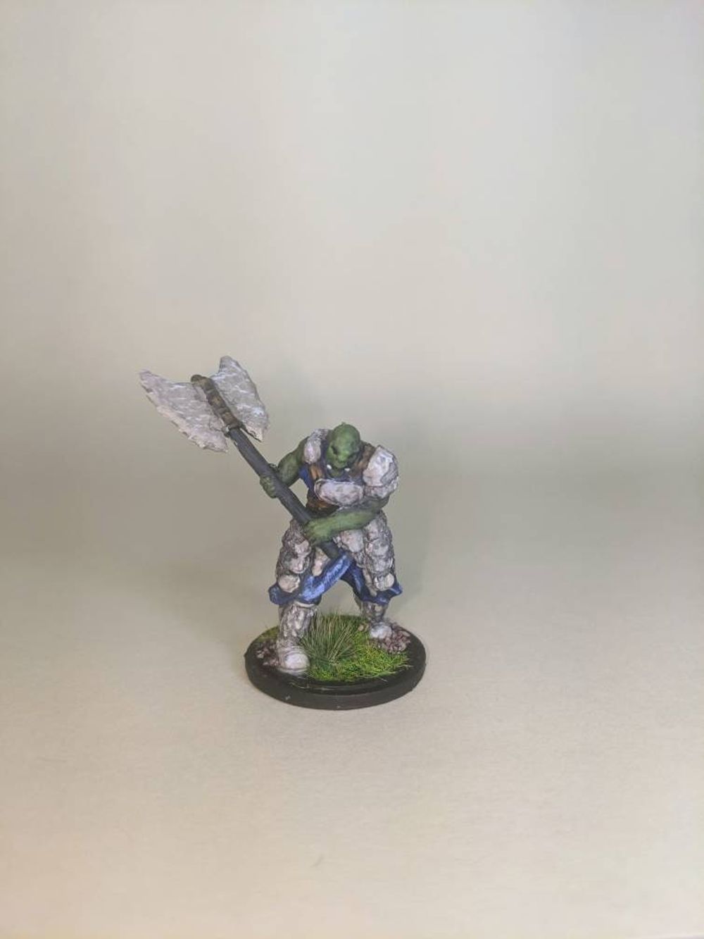 Dnd mini- hand Painted Orc Enforcer miniature for ttrpg