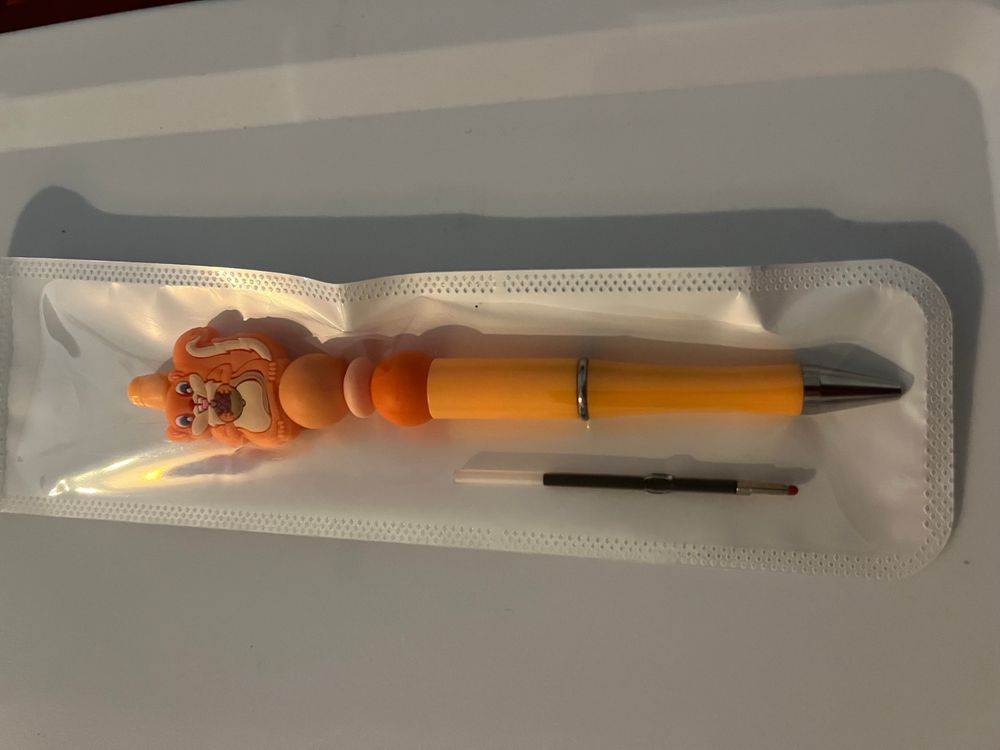Custom Orange Squirrel Pen