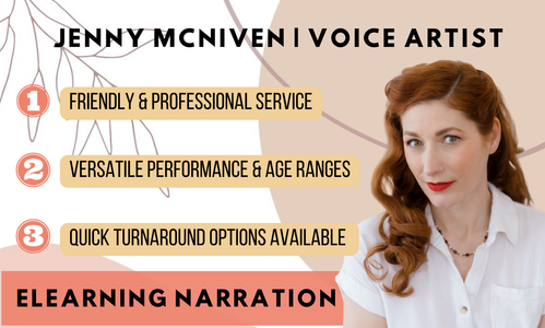 Info about my Voice Over Services