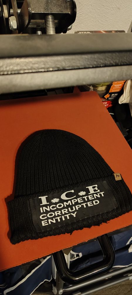 ICE Incompetent Corrupted Entity beanie