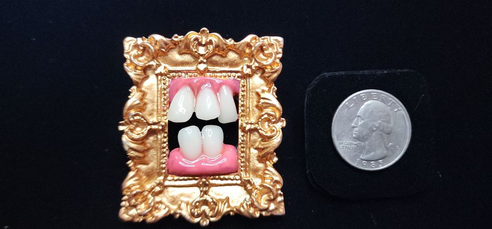 Sucker Punch – Original Hand-Painted Grin Pin (10 of 10)