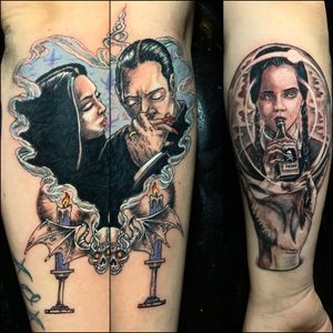 Addams family vignettes