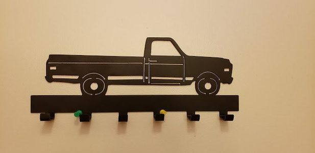 square body truck wall hung key holder boyfriend gift - Martin Metalworks