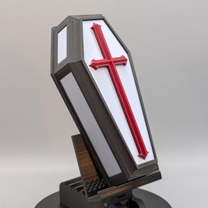 Silver with Dark Red Cross Variant.