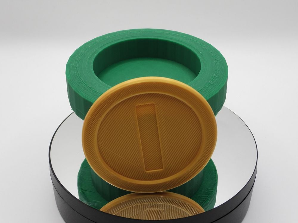 Super Mario Warp Pipe & Coin Coasters **3D HERO EXCLUSIVE**