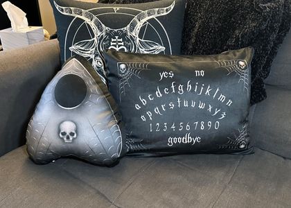 Pillow Set on Sofa