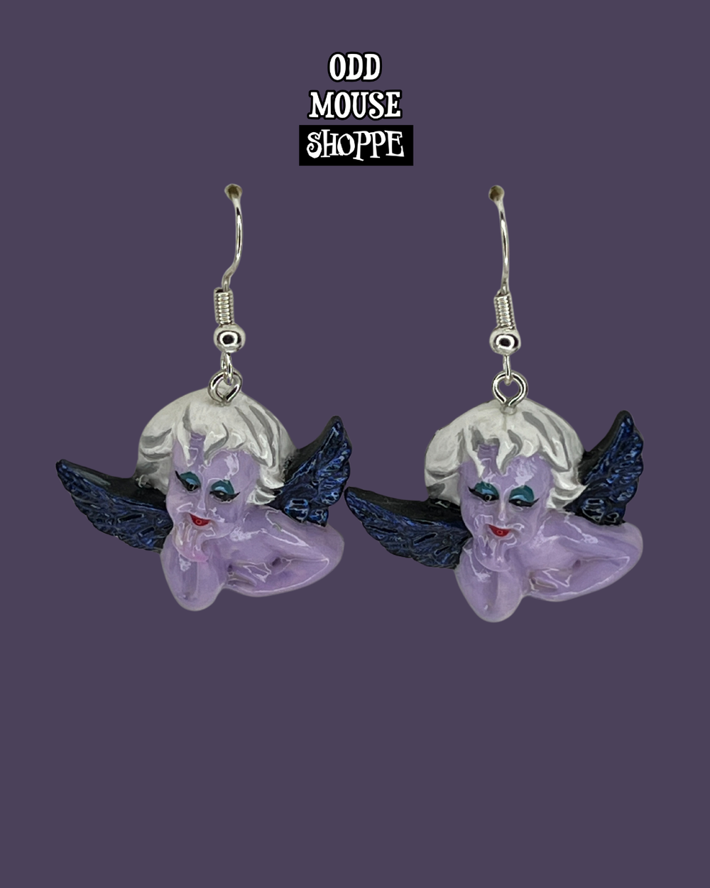 Sea Witch Cherub Earrings