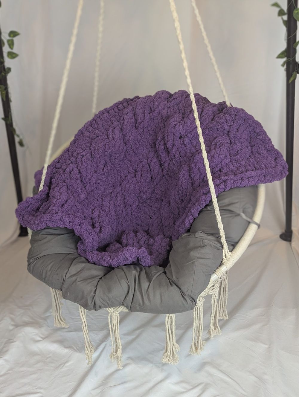 “Barney” Baby Blanket - Weighted Comfort in Purple